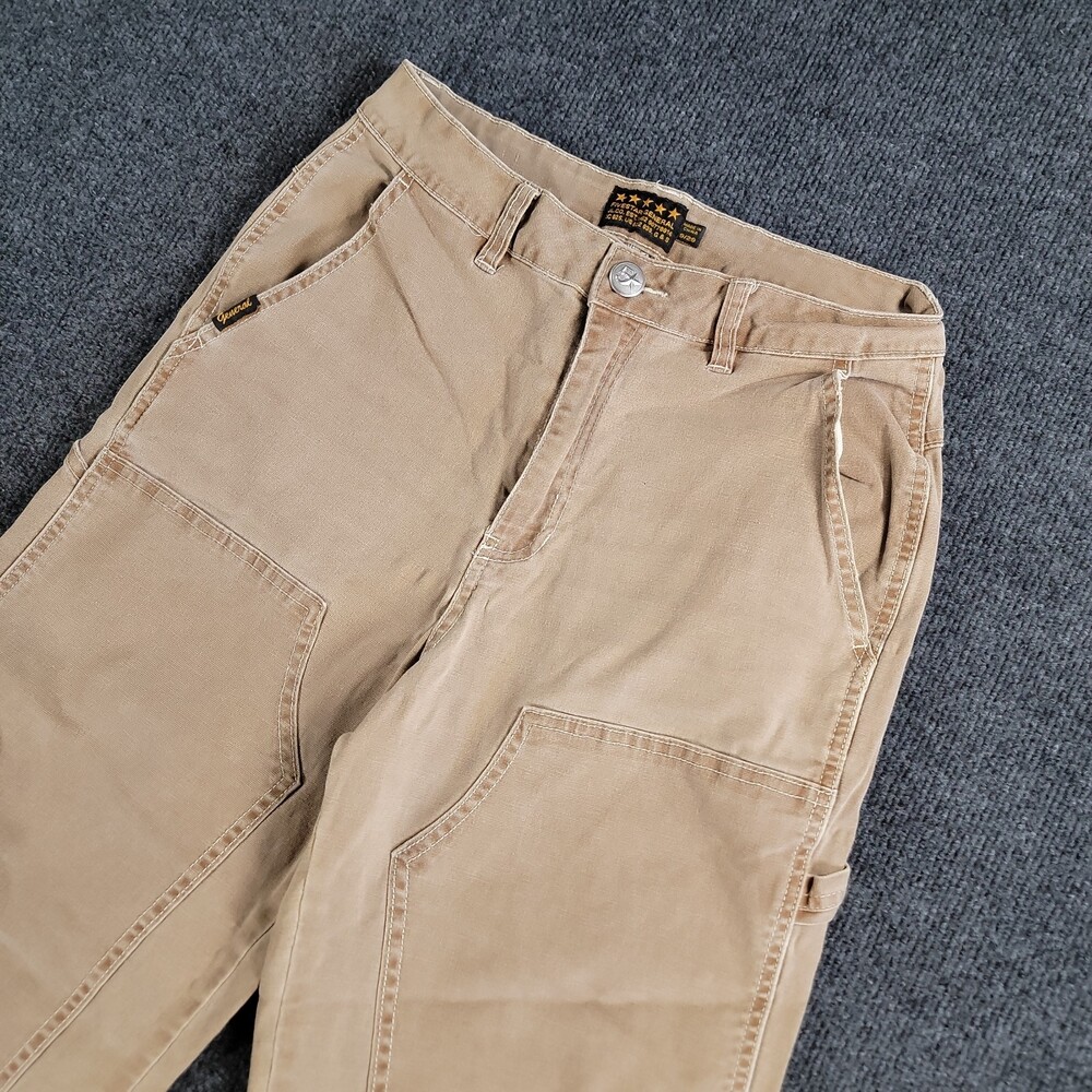 Y2K Five Star General Double Knee Brown Carpenter Pants Women's Size 9/29
